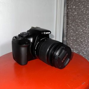 Canon EOS T3 Rebel with 18-55mm lens and 10-18mm lens. EF-S mount